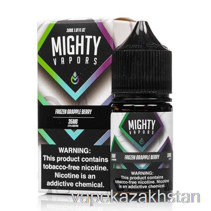 Vape Disposable Frozen Grappleberry - Mighty Vapors Salts - 30mL 50mg